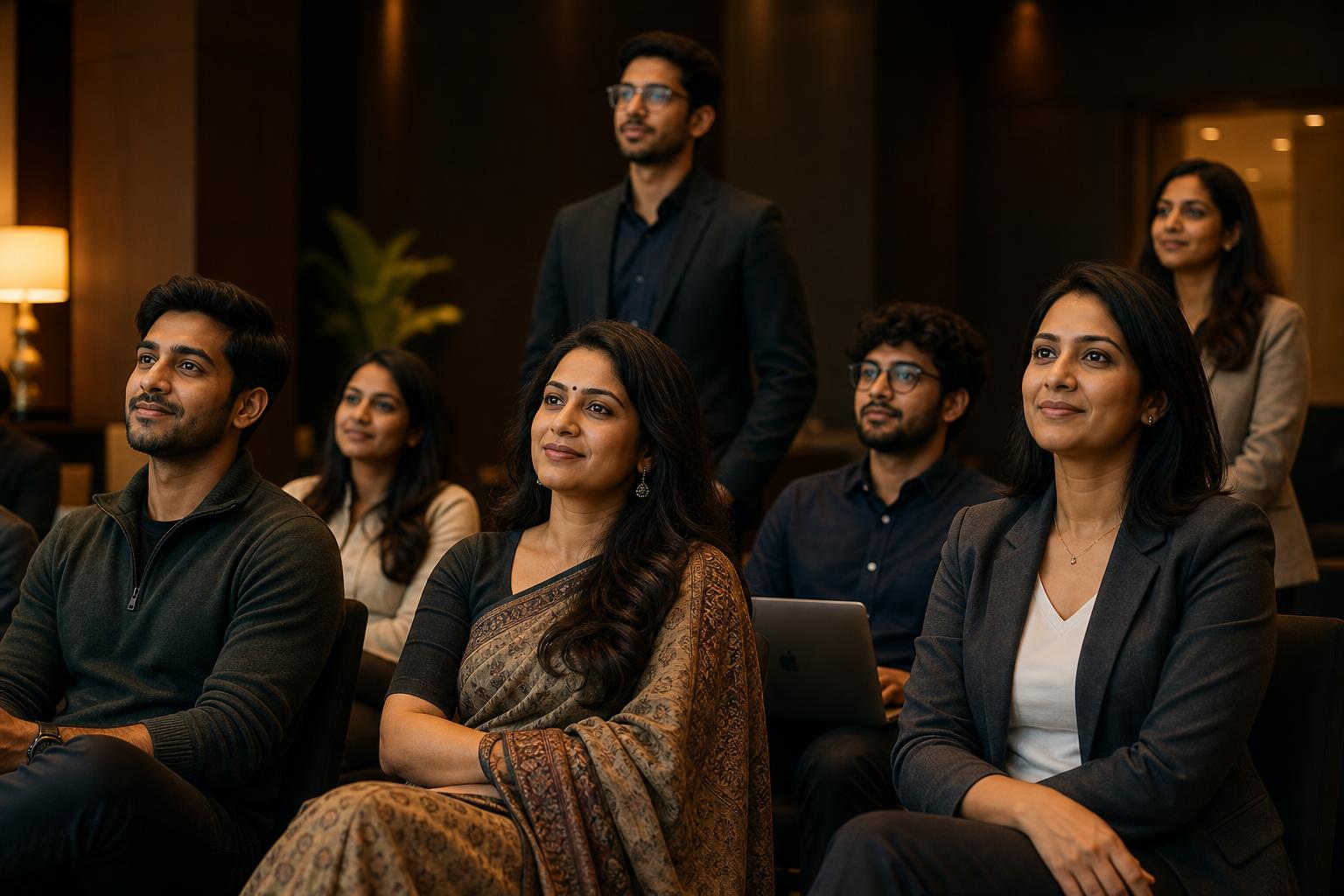 Diverse Indian professionals